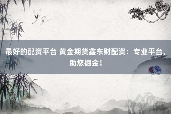 最好的配资平台 黄金期货鑫东财配资：专业平台，助您掘金！