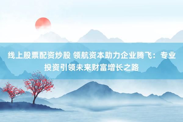 线上股票配资炒股 领航资本助力企业腾飞：专业投资引领未来财富增长之路
