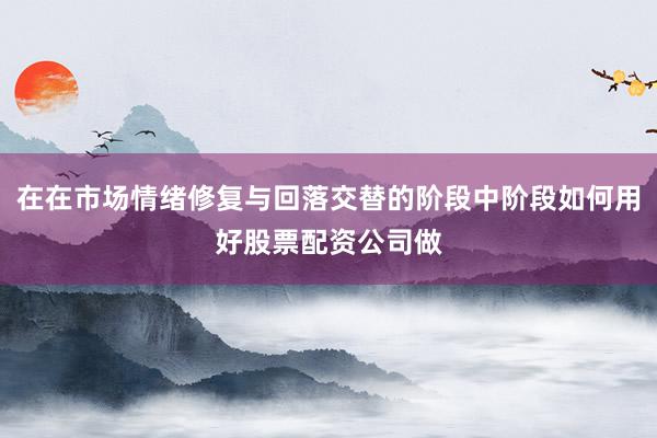 在在市场情绪修复与回落交替的阶段中阶段如何用好股票配资公司做